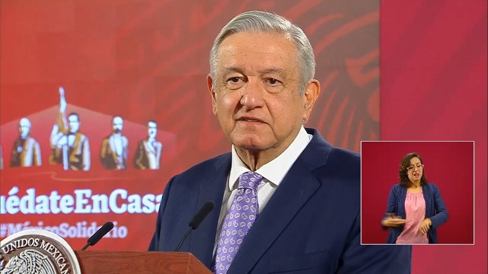 El presidente Andrés Manuel López Obrador en conferencia. (Especial)