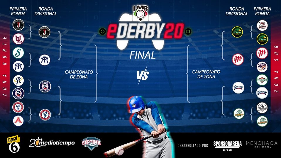 Sólo quedan ocho equipos en el eDerby de la LMB (@LMB)