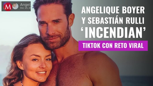 Angelique Boyer y Sebastián Rulli ‘incendian’ TikTok con reto viral