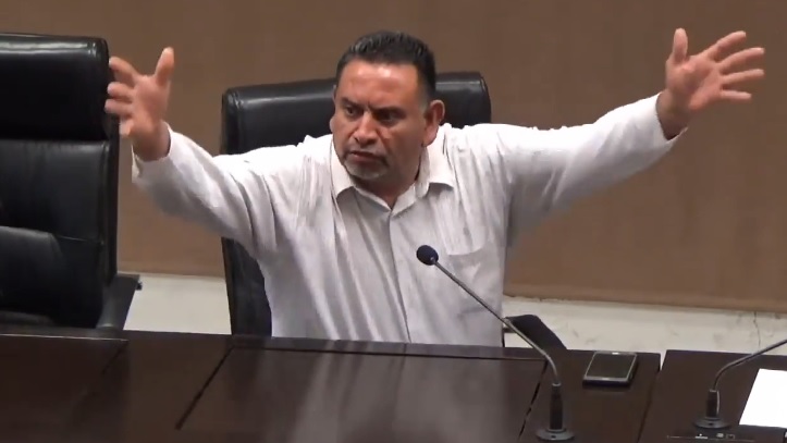 Carlos Navarrete Aguirre, diputado local de Sonora. (Foto: Captura video de sesión local)