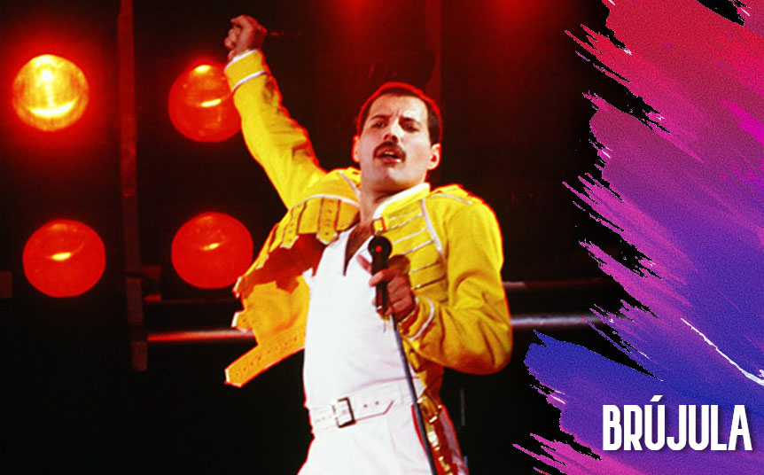Freddie Mercury durante el concierto ‘Live at Wembley’ (Foto: Cortesía)