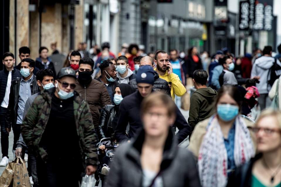 Bélgica ante el coronavirus. (AFP)