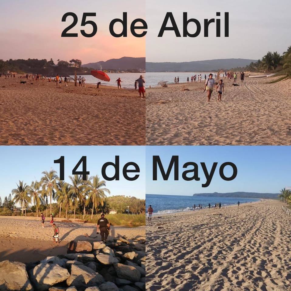 El gobernador de Nayarit, Antonio Echevarría, informó que la imagen no correspondía a la fecha indicada. (Tomada de Facebook)