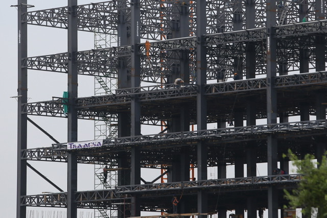 Trabajadores de la industria de la construcción. (Andrés Lobato)