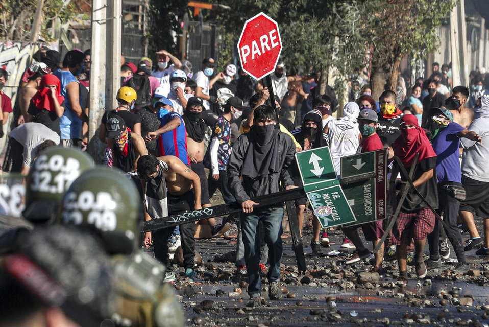 La comuna de El Bosque es una de las más pobres de la capital Santiago. (AFP)