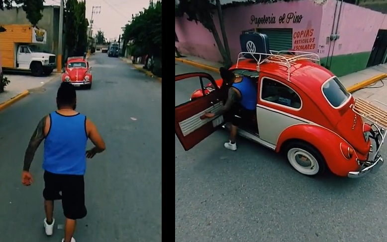 'Grand Theft Auto' en escena de TikTok. (Captura)
