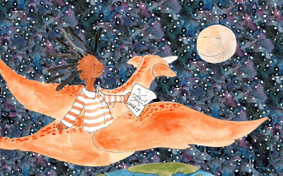 "Mi heroína eres tú" es un libro para niños afectados por la pandemia de covid-19. (IASC)