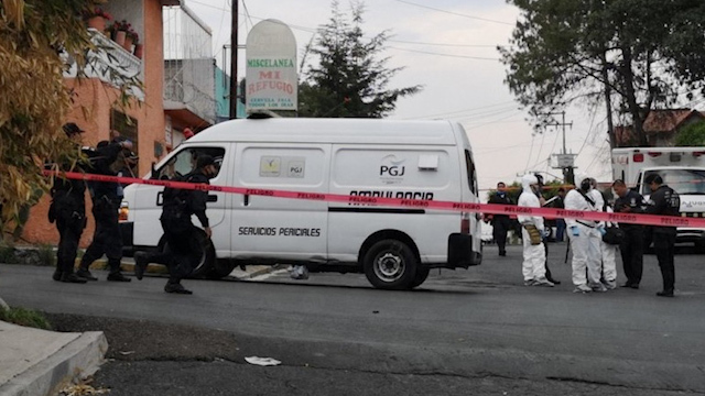 Balacera deja tres personas muertas en Tlalpan