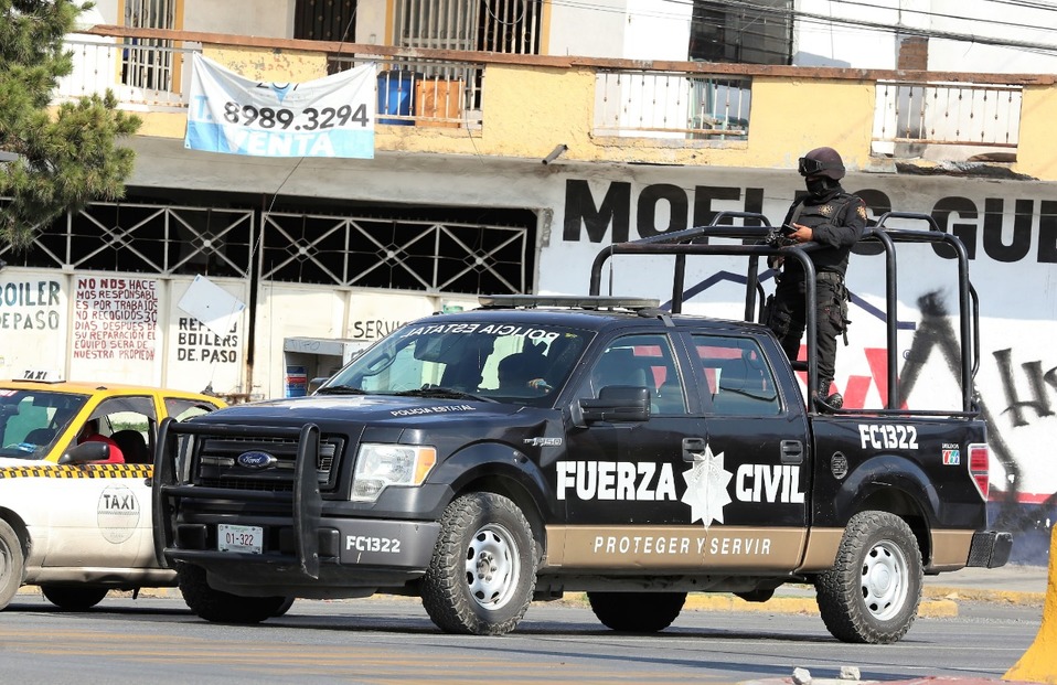 Fuerza Civil en Nuevo León. Foto: Raúl Palacios.