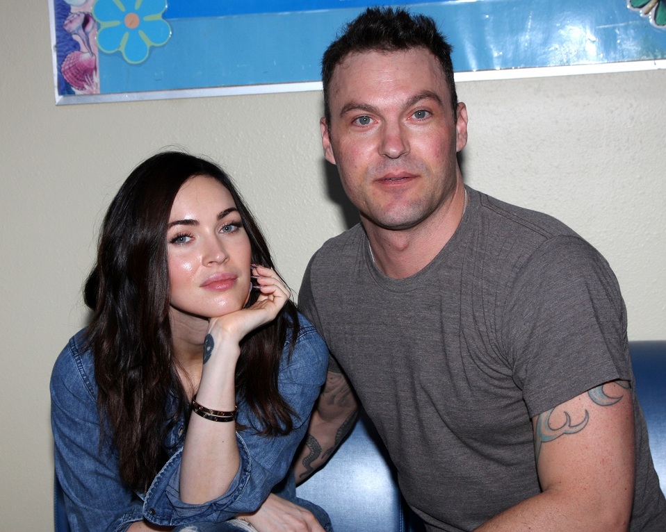 Megan Fox y Brian Austin Green.(Shutterstock)