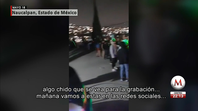 En Naucalpan autoridades tuvieron que disolver una fiesta clandestina