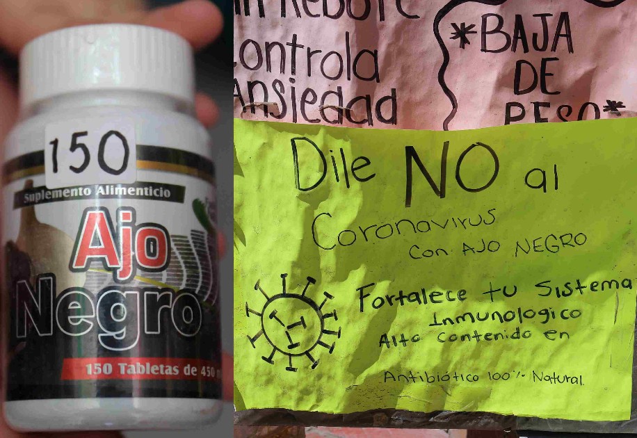 El diente de león, té verde y ajo negro, son los productos más solicitados