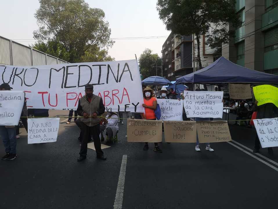 La circulación ha cerrada de manera total./ César Velázquez
