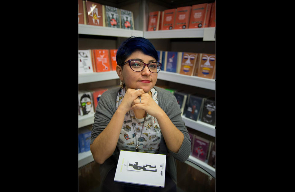 Yolanda Segura y  su libro "Per-so-na" (Paula Vázquez)