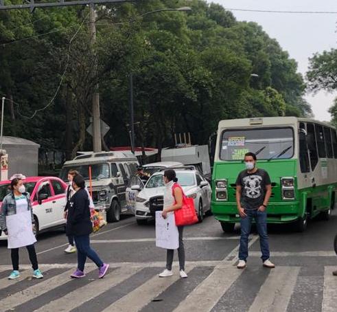 Bloqueo en Doctor Vértiz que duró al menos dos horas. (Anwar Nájera)