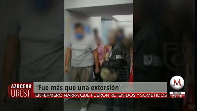Enfermero narra la terrible experiencia que vivió privado de su libertad