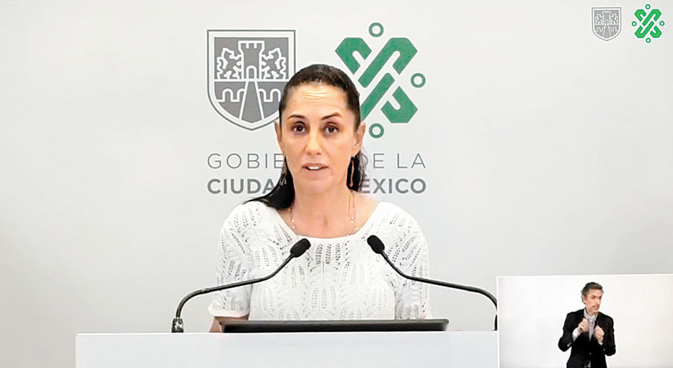 La jefa de Gobierno, Claudia Sheinbaum, al presentar el proyecto. (Especial)