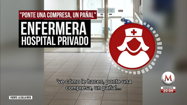 "Nos obligan a usar pañal": enfermera de hospital privado