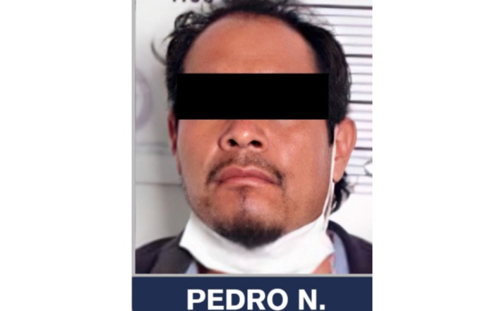 Pedro N., de 43 años de edad, es señalado por su presunta responsabilidad en el delito de homicidio calificado. (Especial)