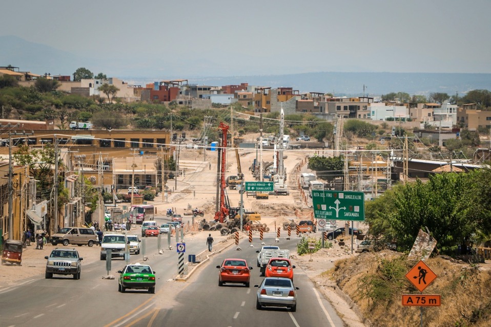 Avanzan obras en San Miguel de Allende