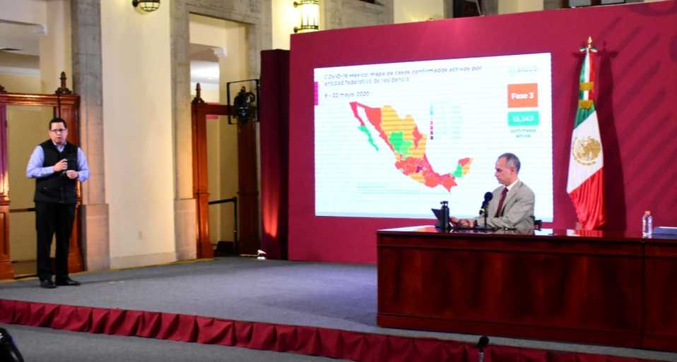 Informe diario de coronavirus en México, 22 de mayo. (Especial)