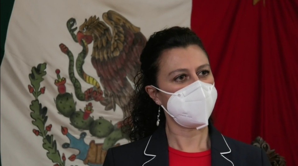 La presidenta de la Diputación Permanente. (Especial)