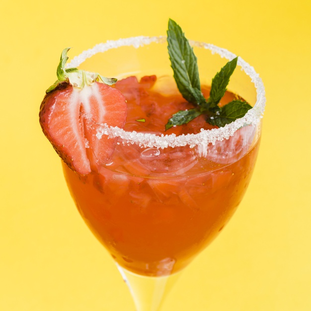Margarita de fresa como una opción fresca (Especial)