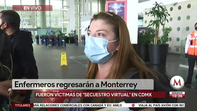 Médicos secuestrados en hoteles de CdMx regresan a Monterrey