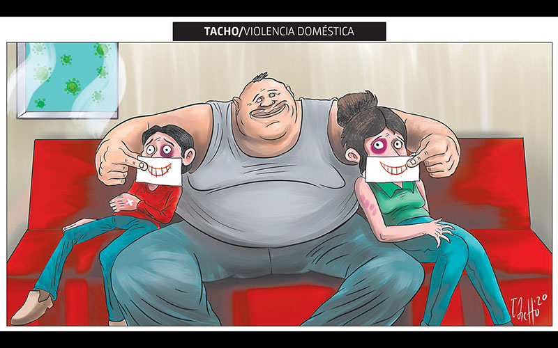 Violencia doméstica.