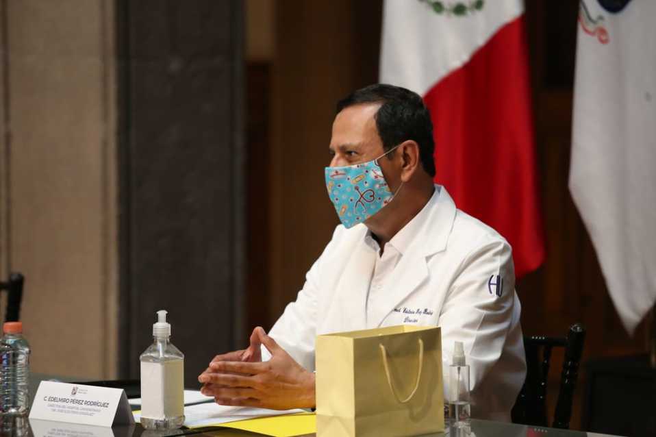 El director del Hospital Universitario, Edelmiro Pérez Rodríguez. Foto: Jorge López