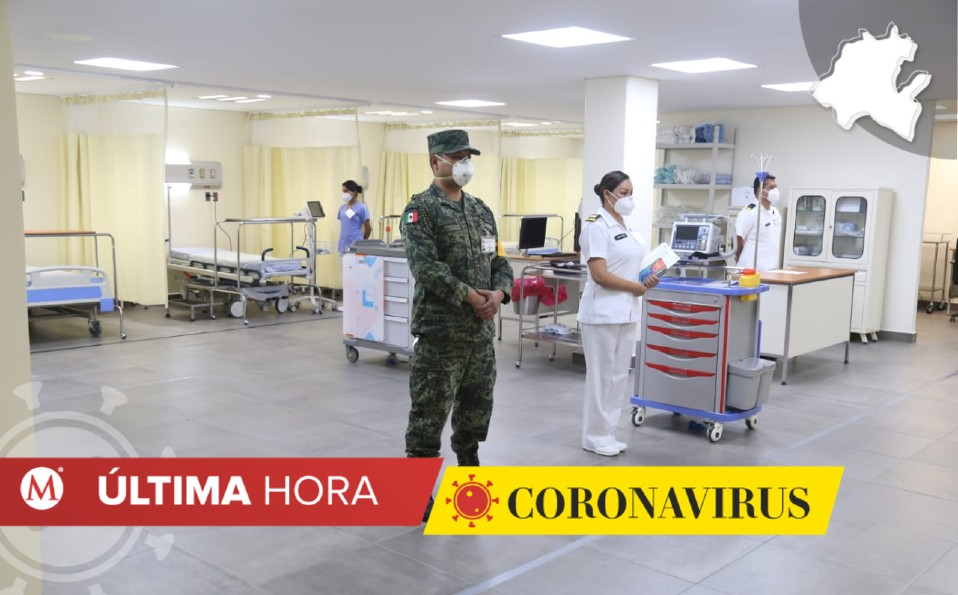Hospital covid-19 en Pachuca a cargo de Sedena. (Jorge Sánchez)