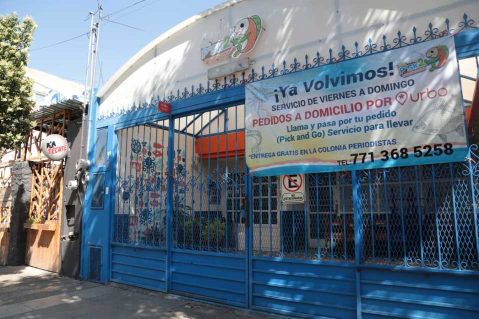 Restaurantes en el centro de Pachuca. (Maribel Calderón)