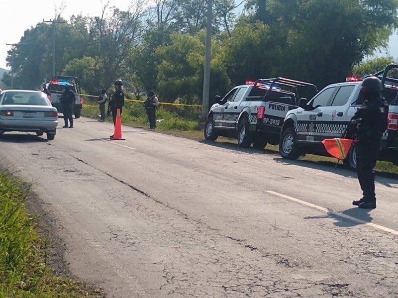 En la zona fue desplegado un operativo para resguardar el área, y levantar las bolsas. (Especial)