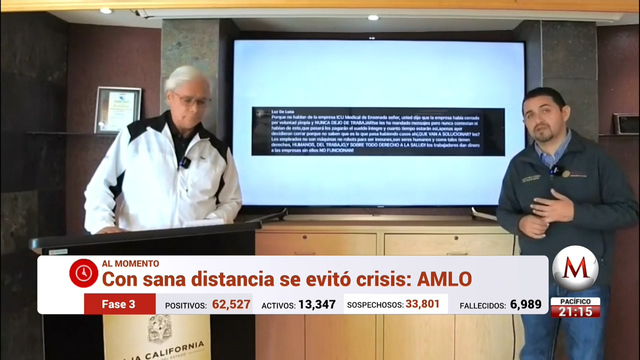 Tras casos de covid-19, cierra empresa de insumos médicos en BC