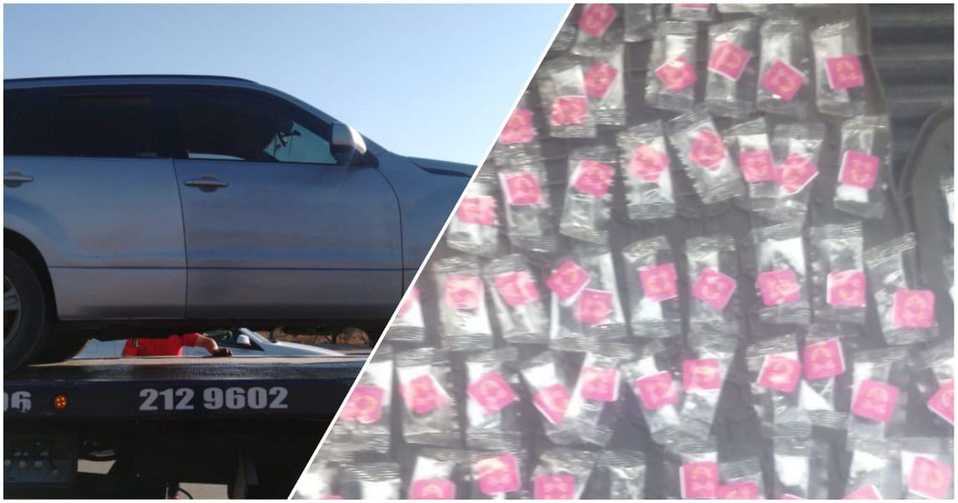 Detienen a presunto distribuidor de droga con 420 bolsas de cristal en León