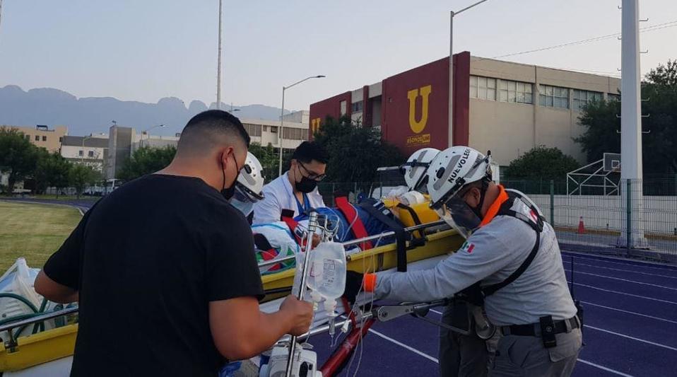 El accidente ocurrió poco después de las 18:00 de este lunes. Foto: Especial