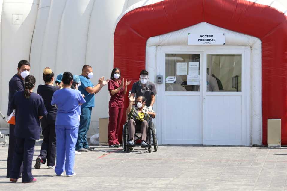 Hospital de respuesta inmediata covid-19. (Jorge Sánchez)