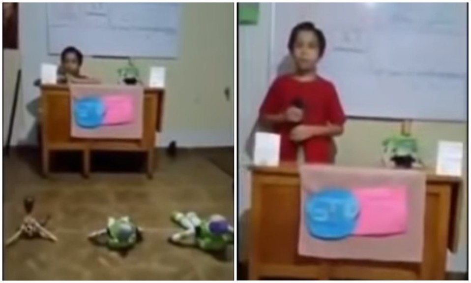 A los internautas les sorprendió el manejo del niño del argot de la pandemia.