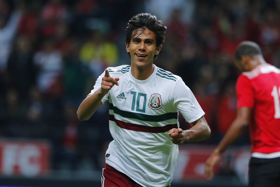 José Juan Macías durante un partido de preparación con la selección mexicana (Imago7)