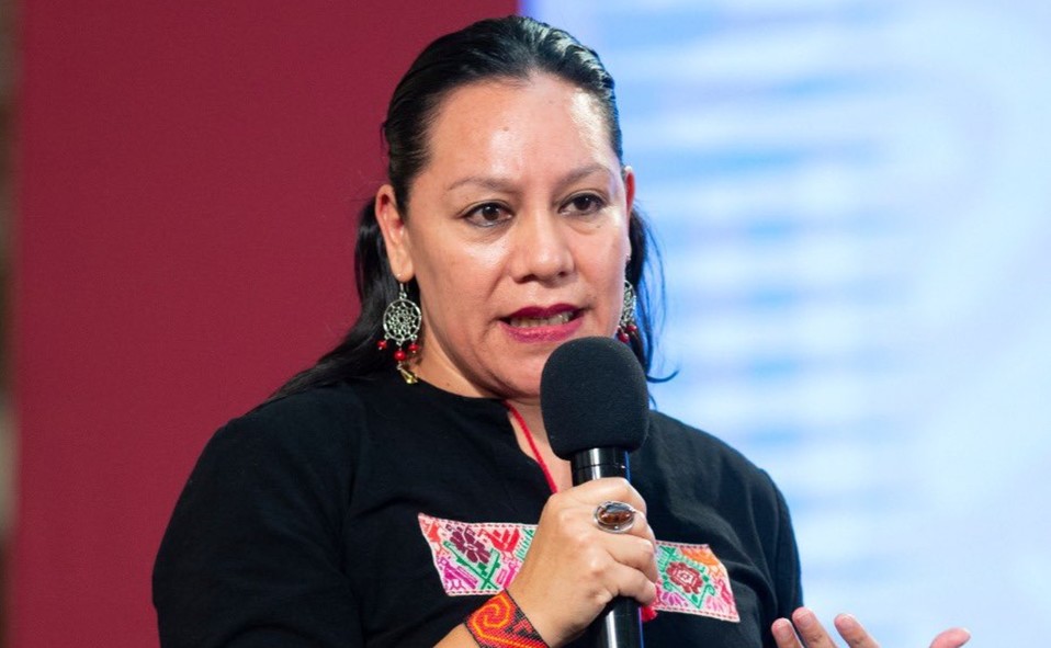 Maria Luisa Albores, secretaria del Bienestar. (Especial)