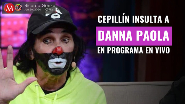 "Pobre tarada": Cepillín insulta a Danna Paola por su fobia a los payasos