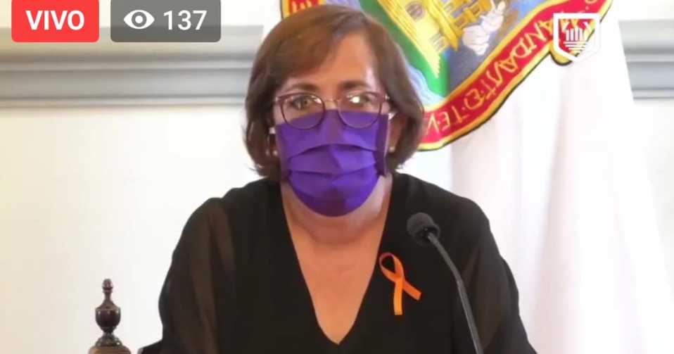 Secretaria de Igualdad Sustantiva de Género del municipio, Catalina Pérez Osorio. (Angélica Tenahua)