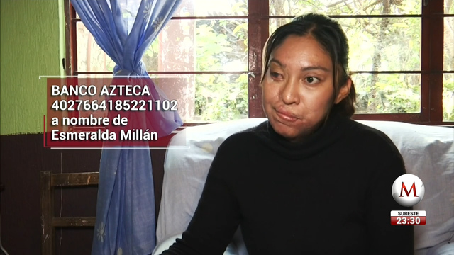 Covid-19 complica la situacion de Esmeralda Millan, victima con acido