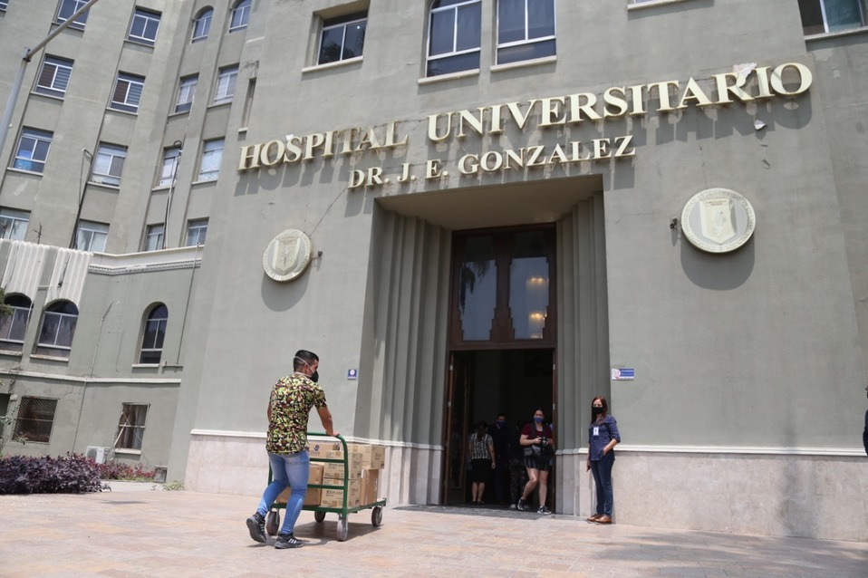 Hospital Universitario de la UANL “Dr. José Eleuterio González”. Foto: Jorge López.