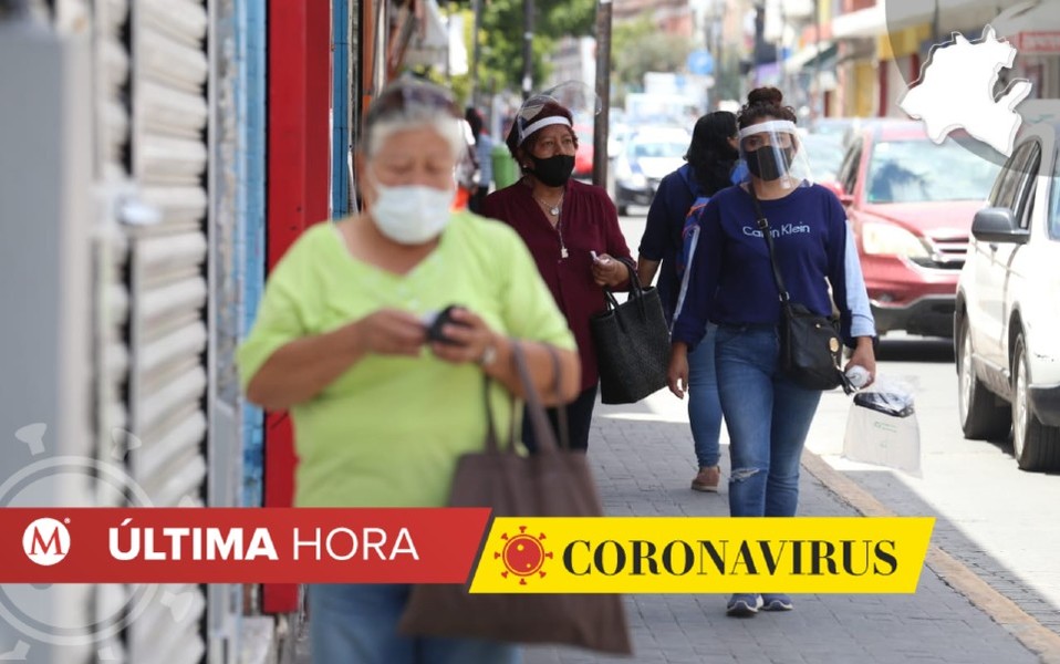 Se observa movilidad normal en el centro de Pachuca a pesar de la contingencia sanitaria. (Jorge Sánchez)