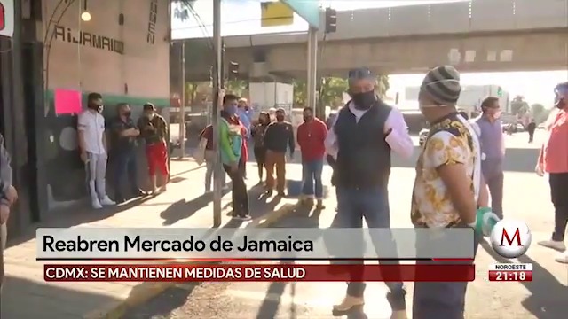 Reabren Mercado de Jamaica en CdMx, tras cierre por coronavirus