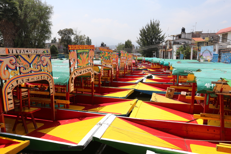 Trajineras Xochimilco. (Javier Ríos)