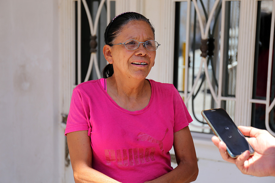Silvia Lira, la señora de las papas. (Mauricio Román)