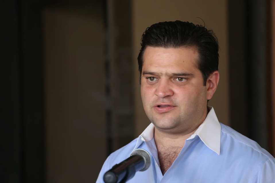 Francisco Cienfuegos, coordinador de la bancada del PRI. Foto: Jorge López.