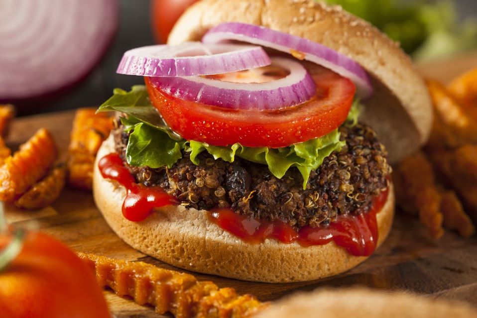 Hamburguesa de quinoa.(Shutterstock)